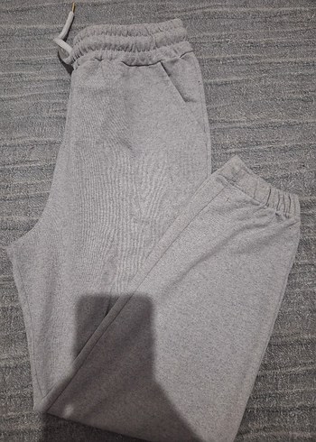 Gri Rahat Kesim Kadın Eşofman Altı - Görsel 2