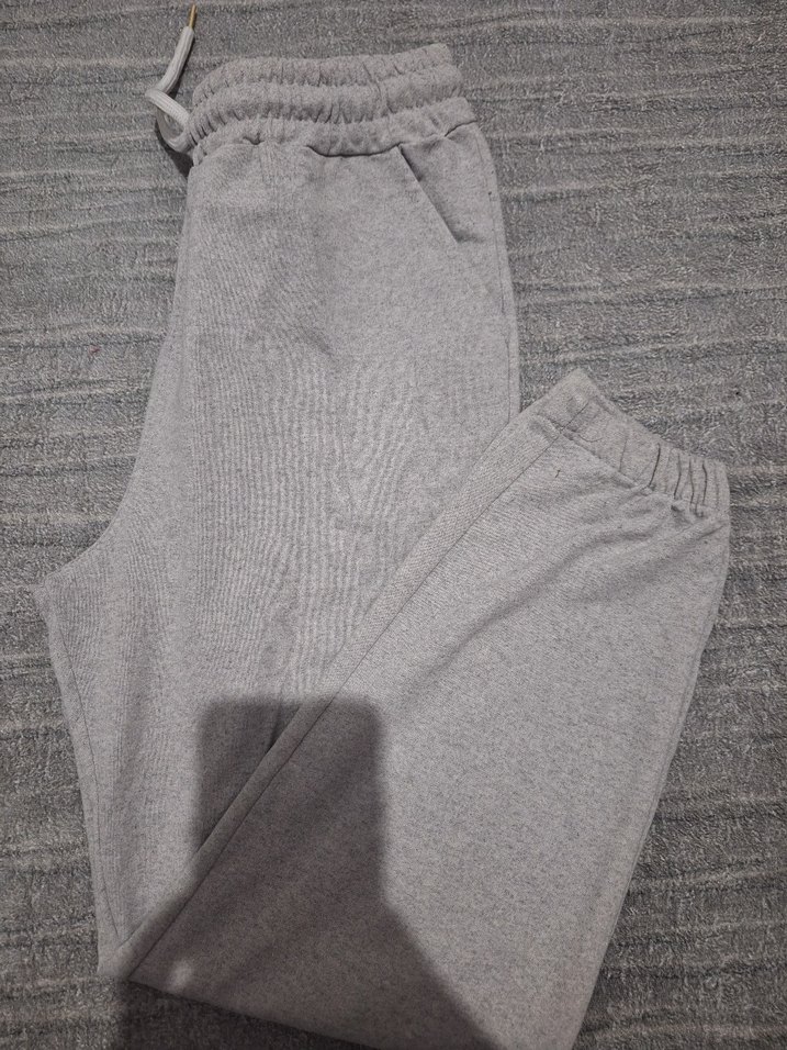 Gri Rahat Kesim Kadın Eşofman Altı - Görsel 2