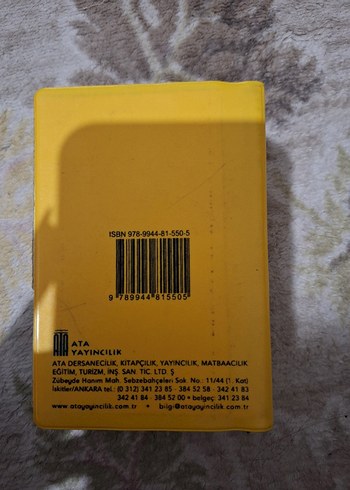 ATA İngilizce-Türkçe Mini Sözlük - Görsel 2