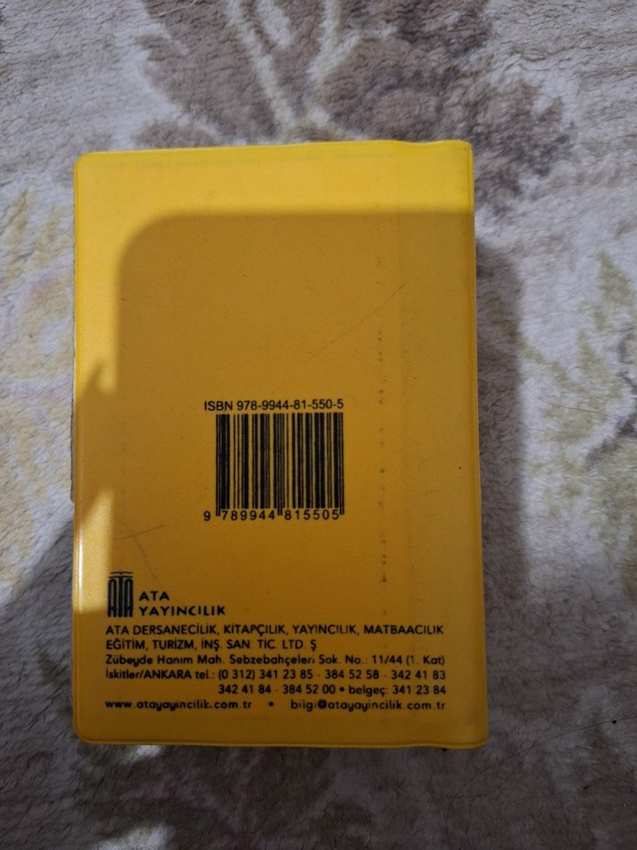 ATA İngilizce-Türkçe Mini Sözlük - Görsel 2