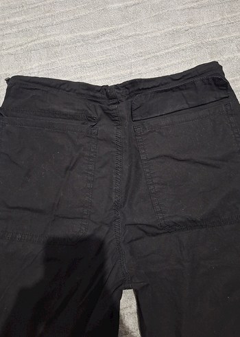 Kadın Siyah Paraşüt Eşofman/Pantolon - Görsel 6