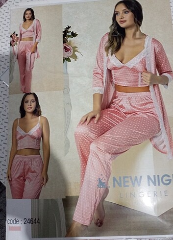 m Beden Pijama takımı 