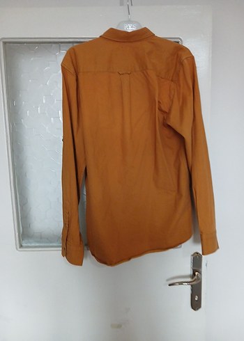 Camel Renkli keten Erkek Gömlek - Görsel 2