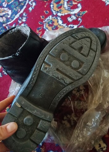 40 Beden siyah Renk Erkek deri bot
