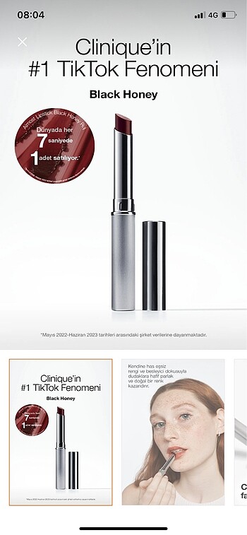 Clinique almost lipstick ruj
