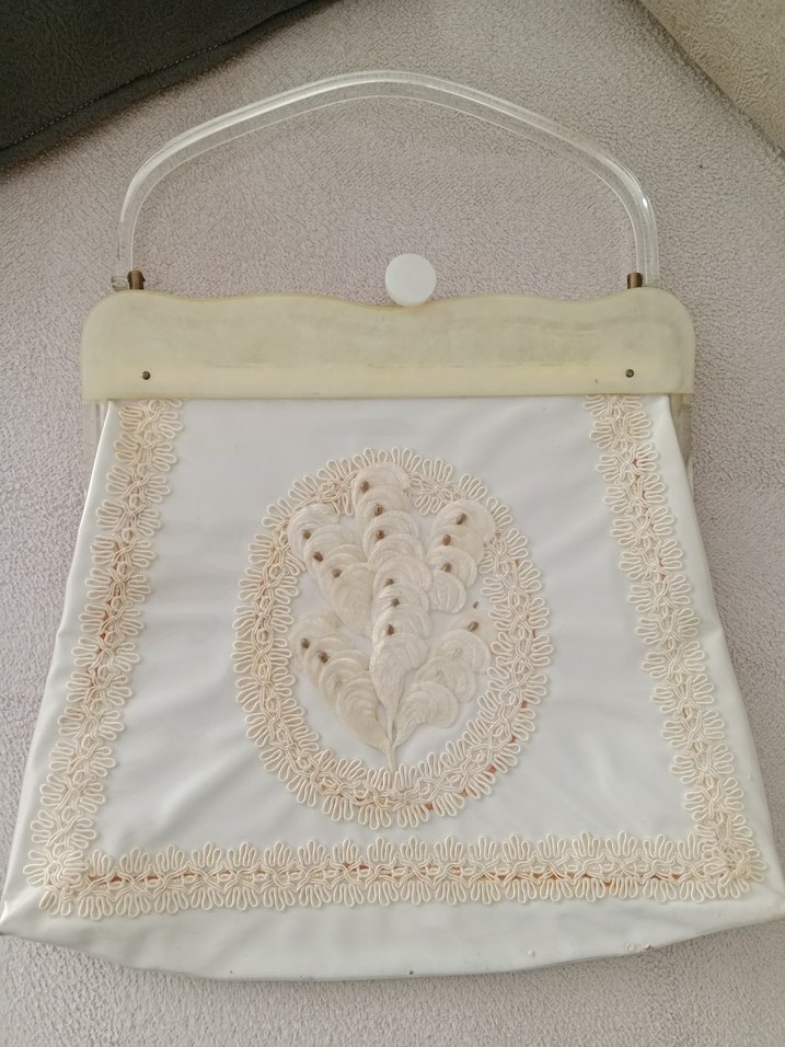 Antika,aşağı yukarı 60 senelik,alman mali gelin Çantasi - Görsel 2