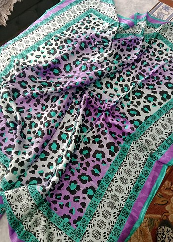 Bohem Çok Renkli Kadın eşarp - Görsel 2