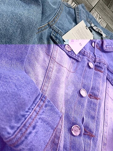Zara Kız çocuk kot ceket 7 ve 8 yaşı kaldı