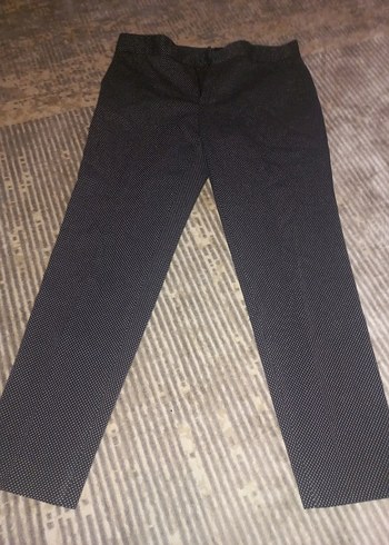 Gri Kadın Kumaş Pantolon Tokalı