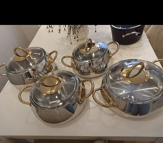 Emsan 8 parca celik tencere set