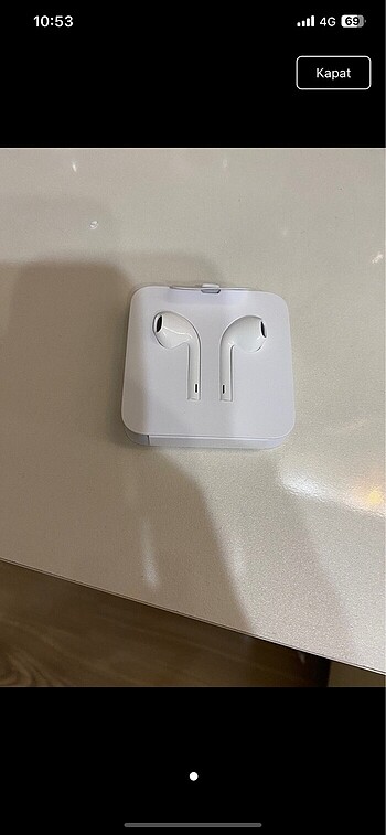 Apple kablolu kulaklık