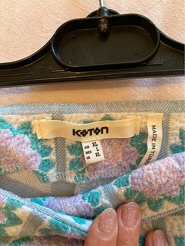 xl Beden Koton çiçekli şort