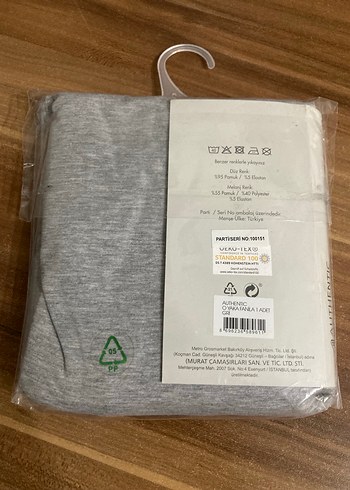 Gri Erkek fanila Tişört L beden - Görsel 2