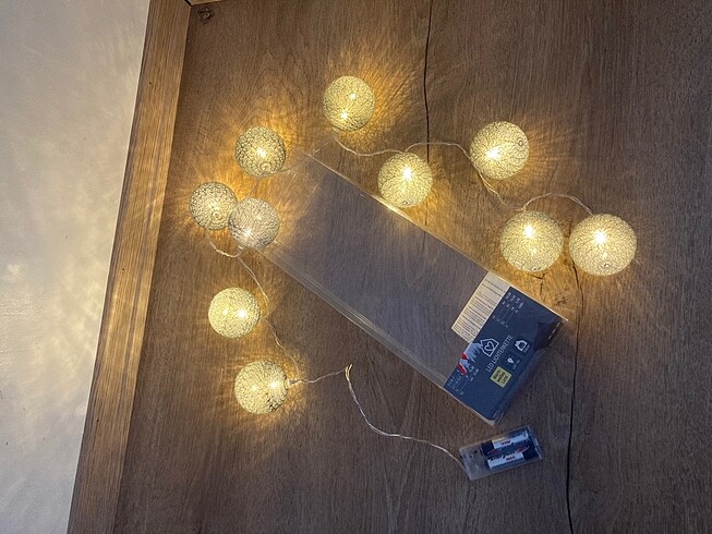 10 led li zincir ışık