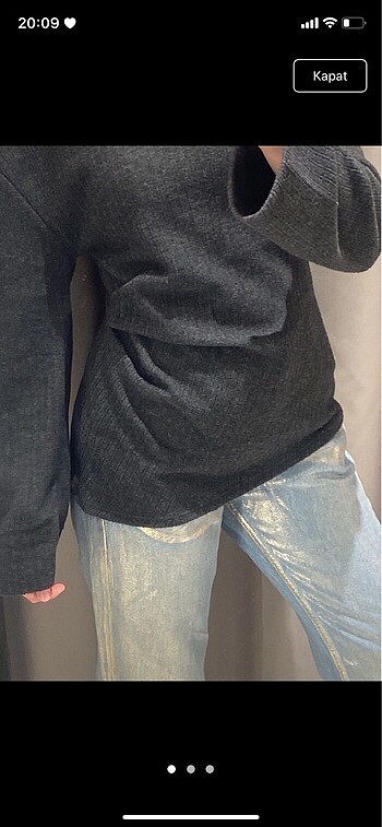 Zara parlak pantolon
