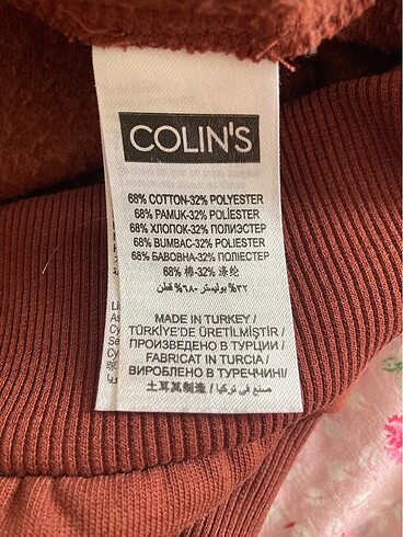 xs Beden turuncu Renk COLINS BASIC KAPÜŞONLU SWEATSHIRT