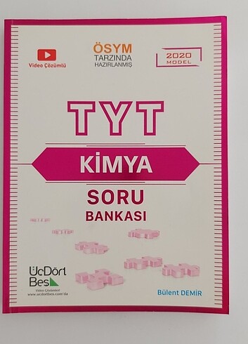 Tyt kimya soru bankası 345 yayınları 