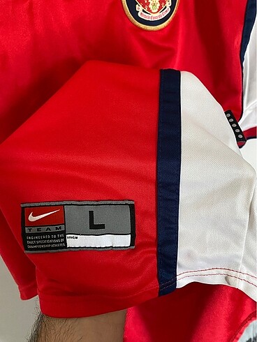 l Beden kırmızı Renk Arsenal 1999-2000 Sezon Retro Forma