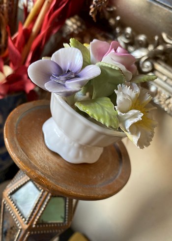 Coalport Seramik Çiçek - Görsel 4