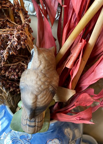 Gri Baykuş Figürin biblo - Görsel 3