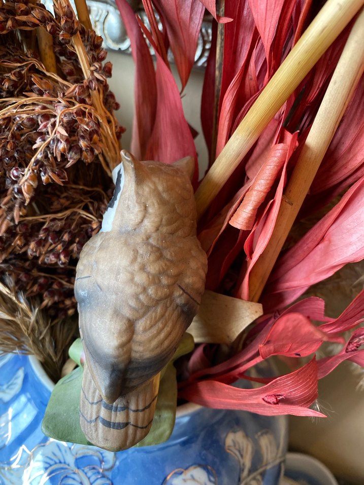 Gri Baykuş Figürin biblo - Görsel 3