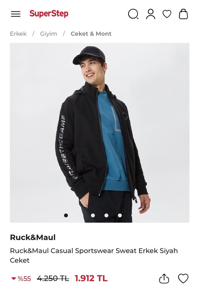 Rauk maul Fermuarlı Sweatshirt - Görsel 5