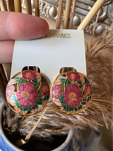 Cloisonne küpe