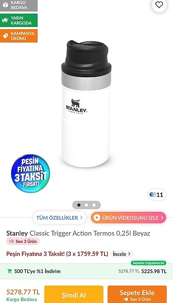 universal Beden Stanley termos