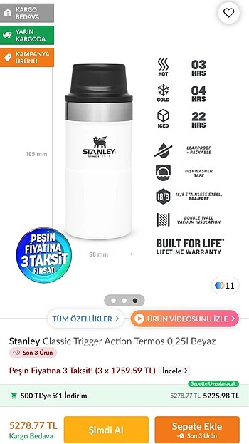 Diğer Stanley termos