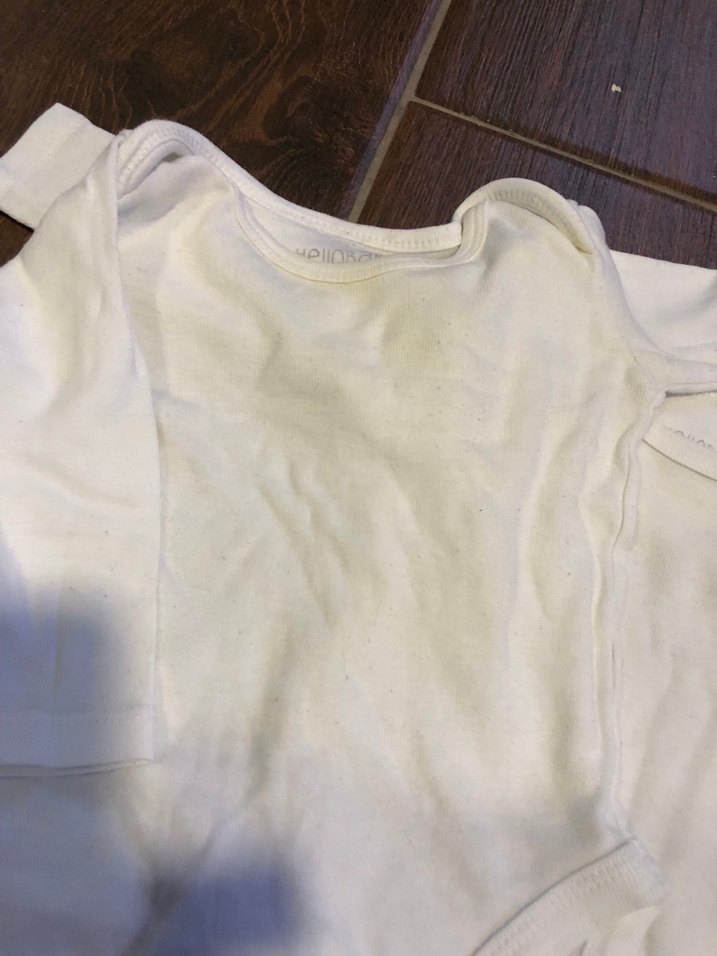 Bebek için Beyaz Uzun Kollu Zıbın 3'lü - Görsel 3