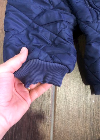 Erkek Bebek Lacivert Fermuarlı Kayak Tulumu - Görsel 3