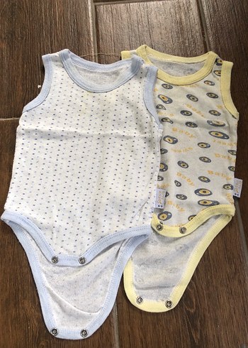 Erkek Bebek Pamuklu Kolsuz Body - Görsel 2