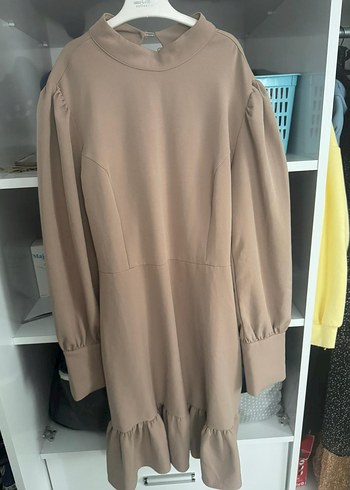 Bej Kadın Elbise - Görsel 3