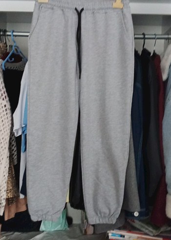 Gri Kadın Rahat Kesim Eşofman Altı - Görsel 3