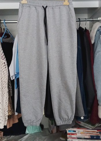 Gri Kadın Rahat Kesim Eşofman Altı - Görsel 2