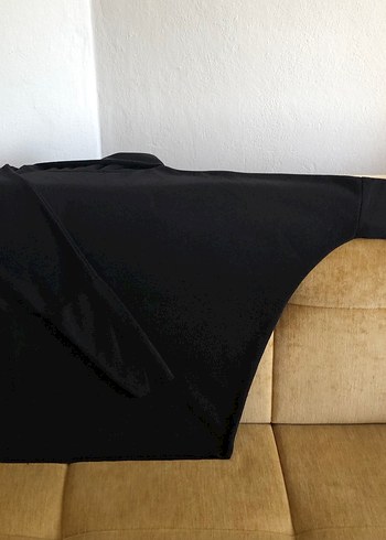 SİYAH BALIKÇI YAKA YARASA KOL KAZAK - Görsel 4