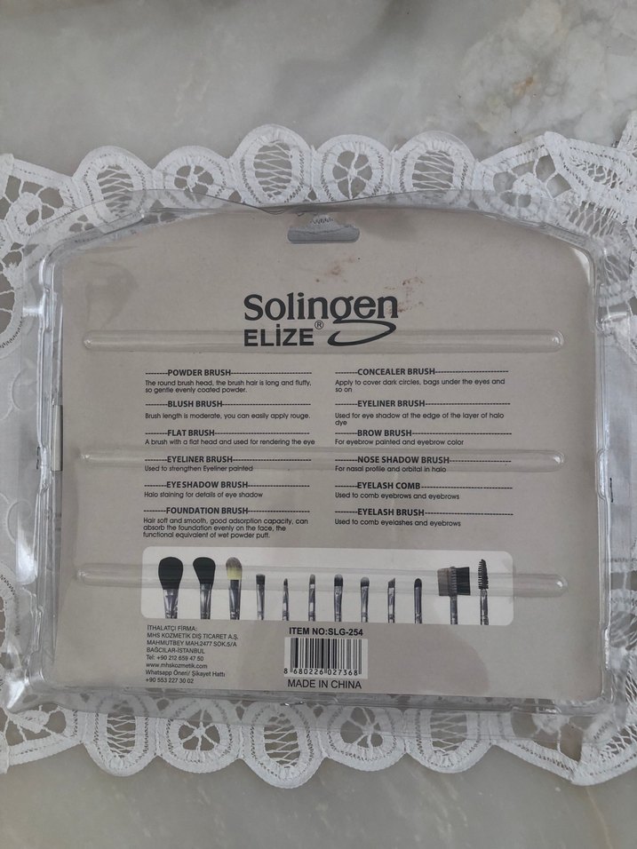 Solingen Elize 12 Parça Pastel Pembe Makyaj Fırçası Seti - Görsel 4