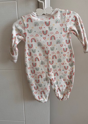 HelloBaby Renkli Desenli Uzun Kollu Bebek Tulumu