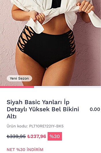 Yanları ipli bıkını alt
