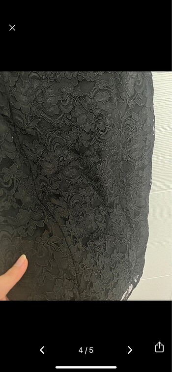 xs Beden siyah Renk Dantel elbise abiye