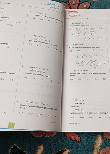 Beden Renk 345 yayınları AYT Matematik Soru Bankası - Mehmet Kıvrak