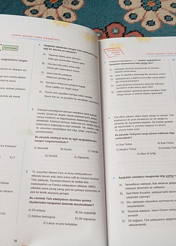 Beden 345 Yayınları AYT Edebiyat Soru Bankası Müslüm Kaplan