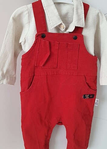 Diğer Kırmızı Salopet Takim(Unisex)