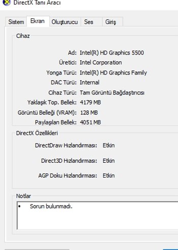 Dell Inspiron 3543 || İ5 5. Nesil İŞLEMCİ | 8 GB RAM | 1TB HDD - Görsel 8