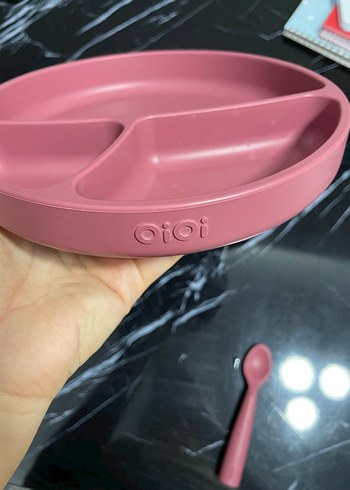 Koyu Pembe Bebek Mama Önlüğü - Görsel 4