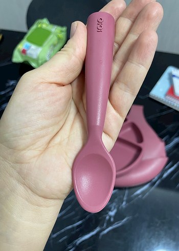 Koyu Pembe Bebek Mama Önlüğü - Görsel 8