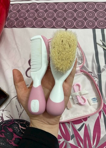 Bebek Bakım Seti - Makas, Tırnak Törpüsü, Fırça - Görsel 2