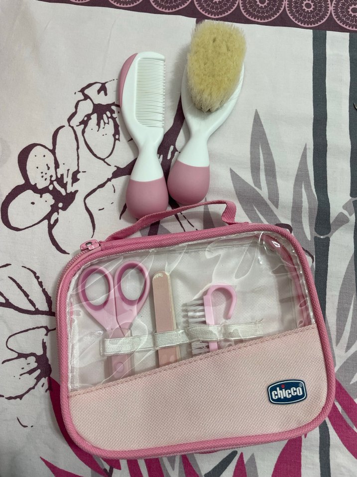 Bebek Bakım Seti - Makas, Tırnak Törpüsü, Fırça - Görsel 3