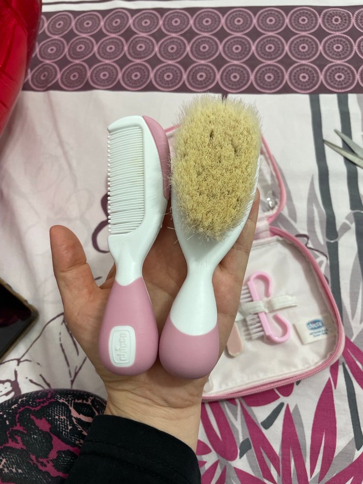 Bebek Bakım Seti - Makas, Tırnak Törpüsü, Fırça - Görsel 2