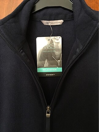 38 Beden lacivert Renk Marks&Spencer polar sweatshirt sıfır